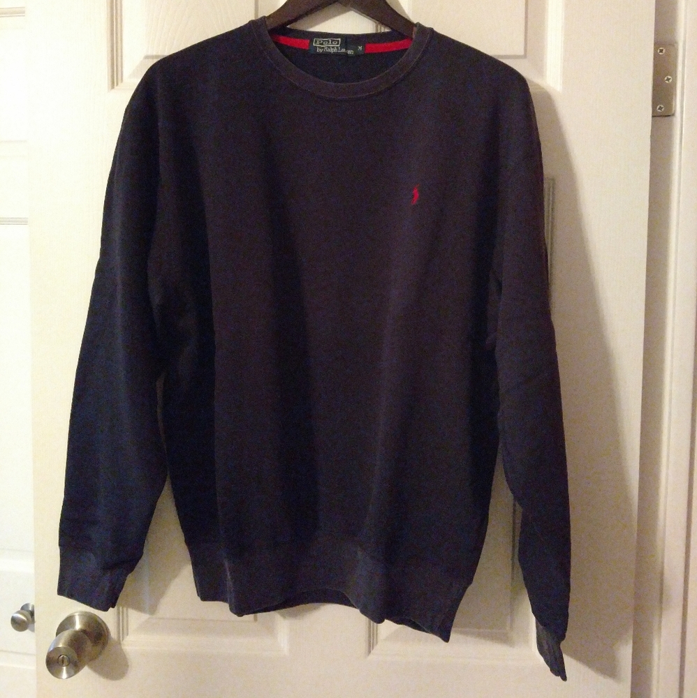Men's Polo navy sweatshirt + bonus white sweatshirt